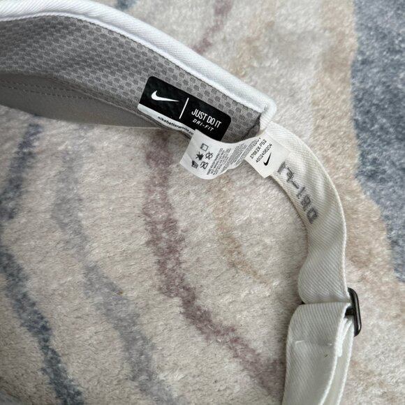 Nike FSU Florida State Seminoles Dri-Fit Visor White - Picture 2 of 4